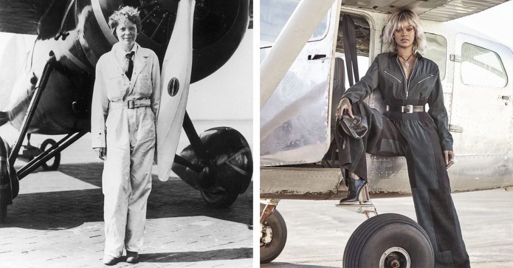 Amelia Earhart si Rihanna salopeta utilitara